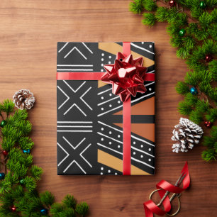 Lieblicher afrikanischer Geschenkwrap Geschenkpapier
