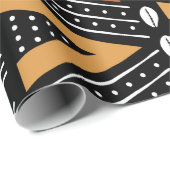 Lieblicher afrikanischer Geschenkwrap Geschenkpapier (Rolleneckpunkt)