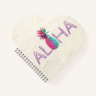 Lieblicher Aloha Hawaiianischer Ananas Notizblock