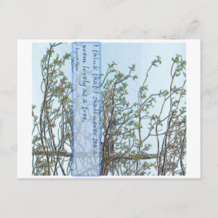 Lieblicher Baum Postkarte