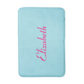 Lieblicher Blue Bath Mat Badematte (Vorderseite Vertikal)