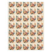 Lieblicher Boho Fall Bouquet Tischdecke (Vorderseite)