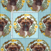 Lieblicher Boxer Dog Stoff (Kachel)