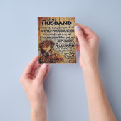 Lieblicher Brief an Ehemann | Liebliches Geschenk Flyer (Gruppe)