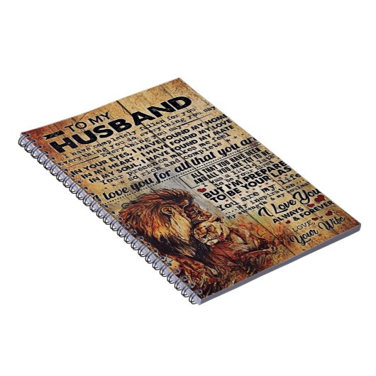 Lieblicher Brief an Ehemann | Liebliches Geschenk Notizblock (Rechte Seite)