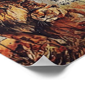 Lieblicher Brief an Ehemann | Liebliches Geschenk Poster (Ecke)