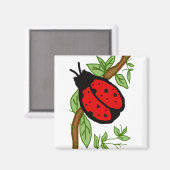 Lieblicher Bug Magnet (Vorderseite/Rückseite)