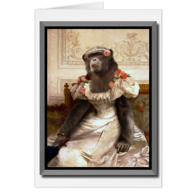 Lieblicher Chimp in Gown (Vorne)
