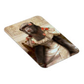 Lieblicher Chimp in Gown Magnet (Rechte Seite)