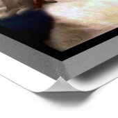 Lieblicher Chimp in Gown Poster (Ecke)