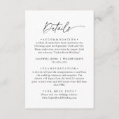 Lieblicher Couple Schriftart Duo Begleitkarte (Vorderseite)