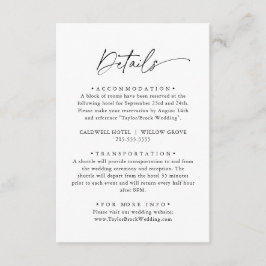 Lieblicher Couple Schriftart Duo Begleitkarte