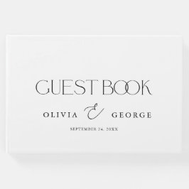 Lieblicher Couple Schriftart Duo Gästebuch