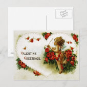 Lieblicher Cupid Postkarte (Vorne/Hinten)