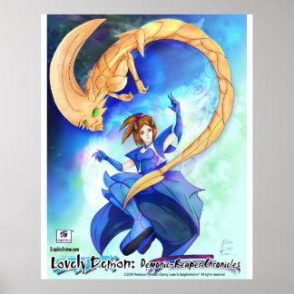 Lieblicher Dämon: Demonic-Sensenmann Chronicles Po Poster