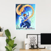 Lieblicher Dämon: Demonic-Sensenmann Chronicles Po Poster (Heimbüro)