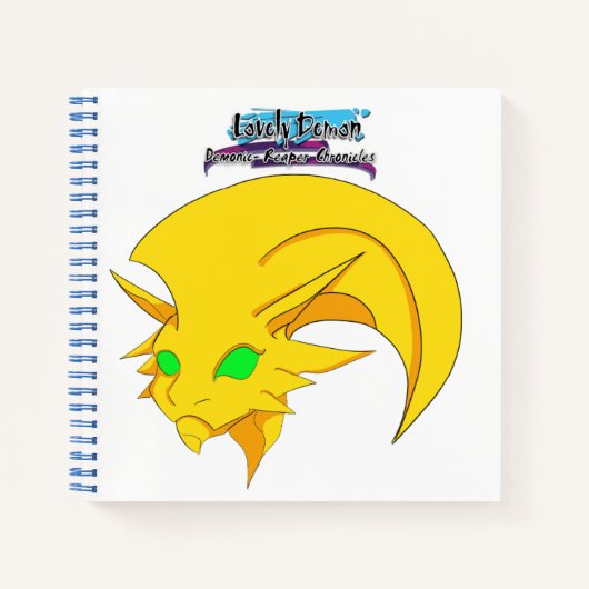 Lieblicher Dämon:Demonic-Sensenmann Chronicles Ske Notizblock (Vorderseite)