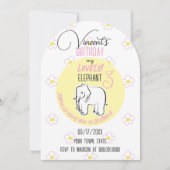 Lieblicher Elefant. Einladung (Vorderseite)