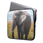 LIEBLICHER ELEFANT LAPTOPSCHUTZHÜLLE (Vorderseite Links)