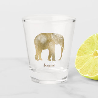 Lieblicher Elefant Schnapsglas