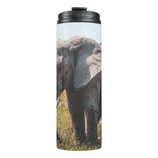 LIEBLICHER ELEFANT THERMOSBECHER (Vorderseite)