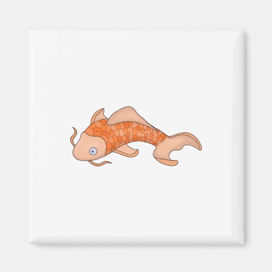 Lieblicher Fisch Magnet (Vorne)