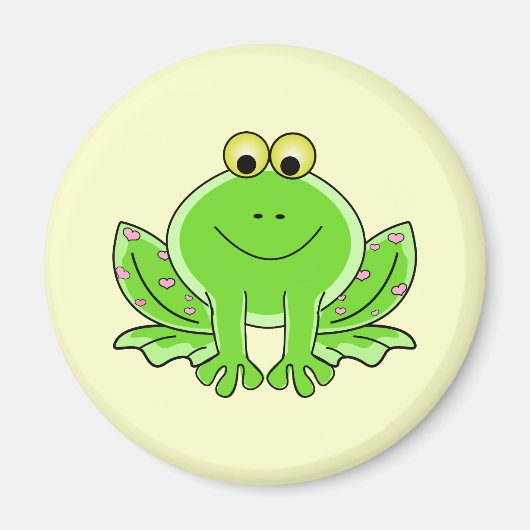 Lieblicher Frog Magnet (Vorne)