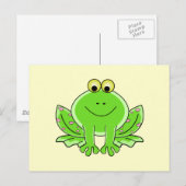 Lieblicher Frog Postkarte (Vorne/Hinten)