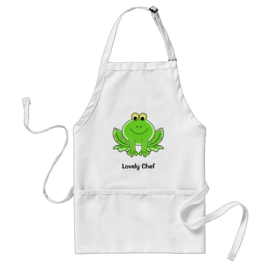 Lieblicher Frog Schürze (Vorne)