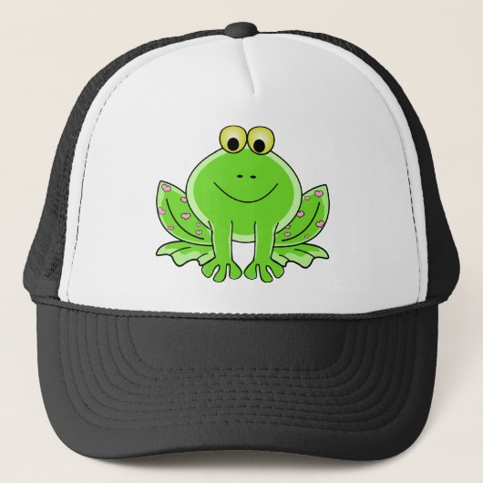Lieblicher Frog Truckerkappe (Vorderseite)