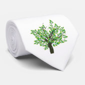 Lieblicher Frühlingsbaum Krawatte (Gerollt)