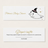 Lieblicher Ghost Halloween Baby Duschdusche Windel (Vorne & Hinten)