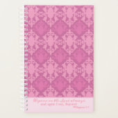 Lieblicher Glaube Freude am Herrn Damask Planer (Vorderseite)