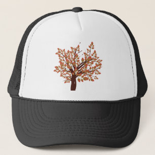 Lieblicher Herbstbaum Truckerkappe