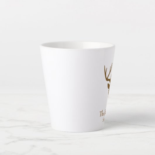 Lieblicher Hirschkopf Milchtasse (Vorderseite)