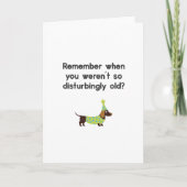 Lieblicher Hund, denken Sie daran, wenn Sie nicht Karte (Vorderseite)