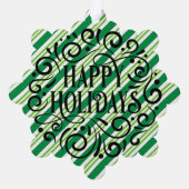 Lieblicher Hund Gestalten Sie Ihren Urlaub Ornament Karte (Rückseite)