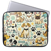 Lieblicher Hund Laptop-Sieb Laptopschutzhülle (Vorderseite)