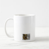 Lieblicher Hund mit Kaffee-Sprichwort Kaffeetasse (Links)