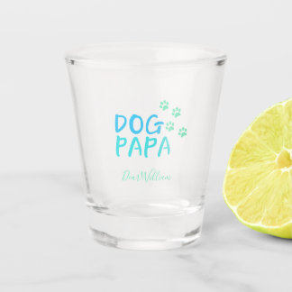 Lieblicher Hund Papa Shot Glass Schnapsglas