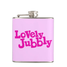 Lieblicher, jubelrosa Slang-Cockney-Spaß Flachmann