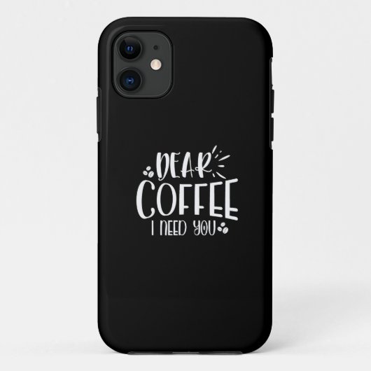 Lieblicher Kaffee braucht dich Case-Mate iPhone Hülle (Rückseite)