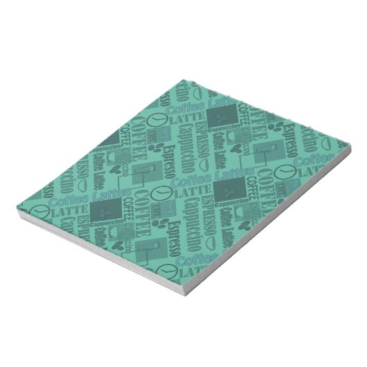 Lieblicher Kaffee Notizblock (Rotiert)