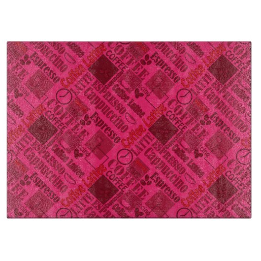 Lieblicher Kaffee Schneidebrett (Vorderseite)