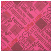 Lieblicher Kaffee Stoff (Muster)