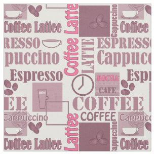 Lieblicher Kaffee Stoff