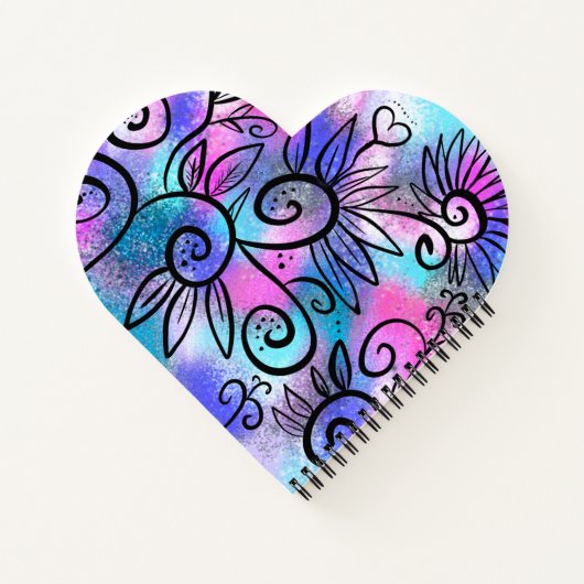 Lieblicher kleiner Vogel Notizblock (Rückseite)