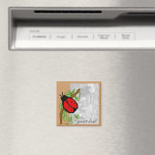 Lieblicher Lady-Bug, Template-Magnet Magnet (In Situ (Geschirrspüler))