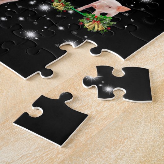 Lieblicher, lichtdurchfluteter Schweinebrück Puzzle (Seite)