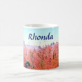 Lieblicher Orangenwald Kaffeetasse (Mittel)